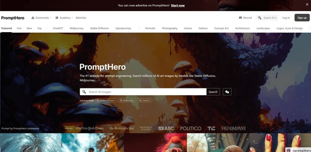 PromptHero AI Platform Overview | Best Free AI Tools Review