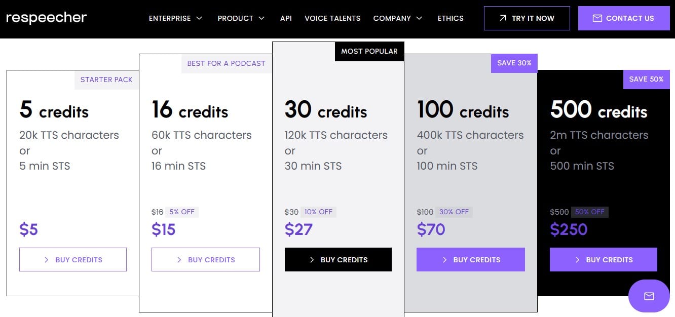 Respeecher Pricing Plans | Best Free AI Tools Price Guide