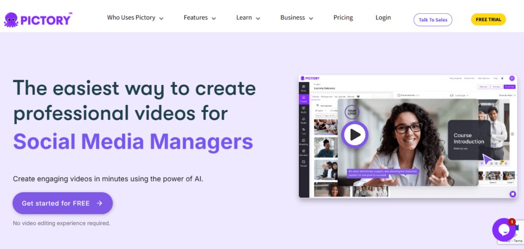 Pictory AI preview