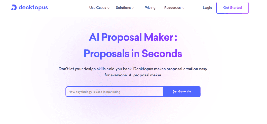 Decktopus AI screenshot