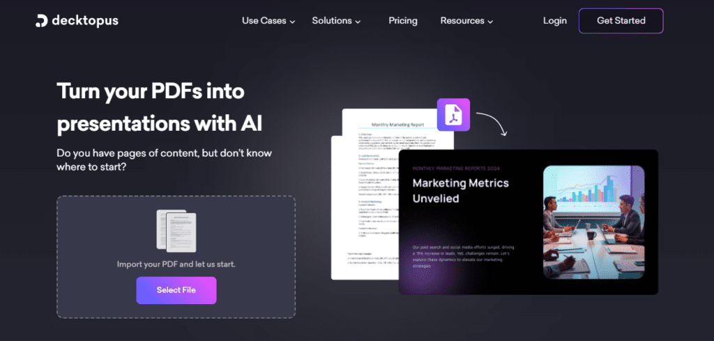 Decktopus AI screenshot