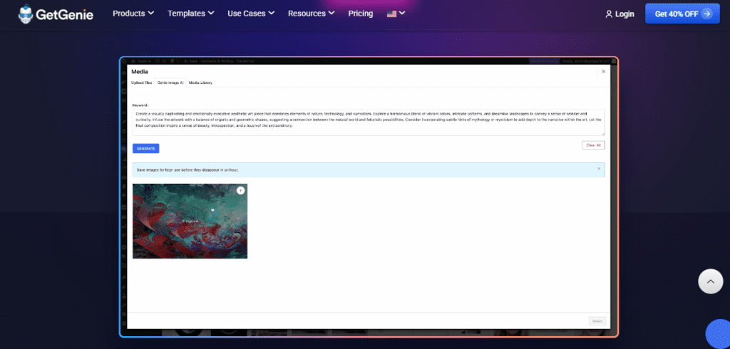 GetGenie AI screenshot