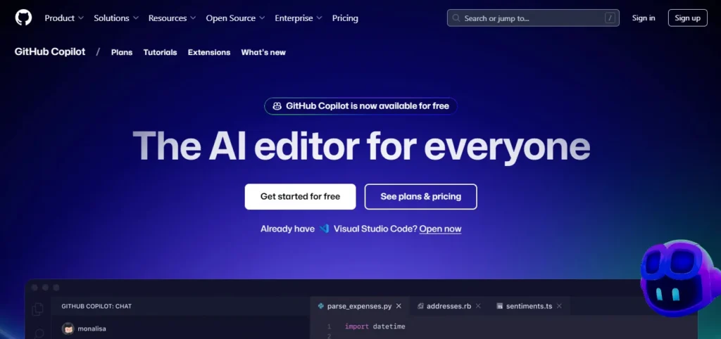 GitHub Copilot preview
