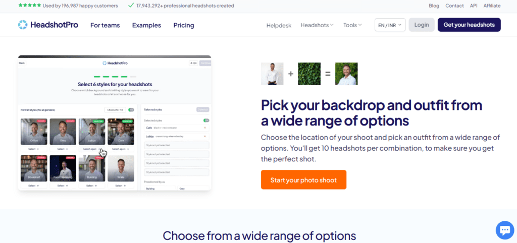 HeadshotPro screenshot