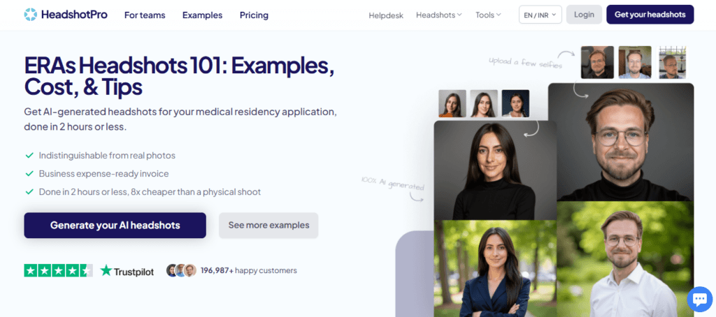 HeadshotPro screenshot