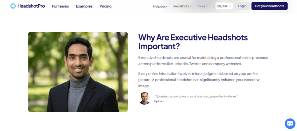 HeadshotPro screenshot
