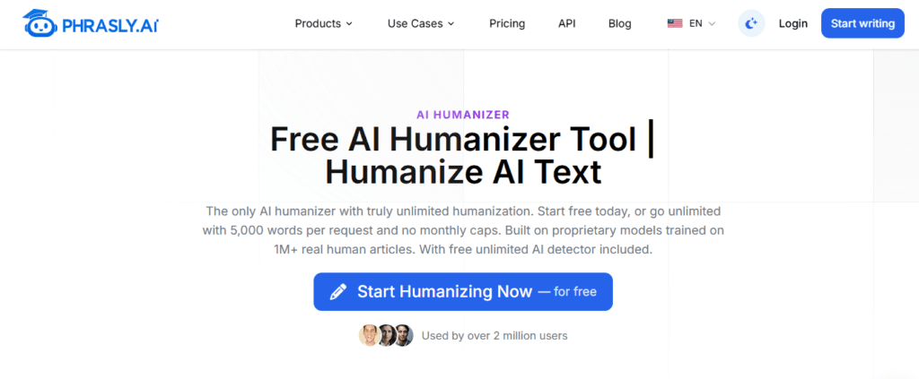 Phrasly AI screenshot