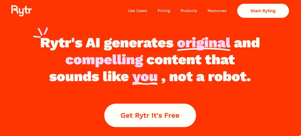 Rytr preview