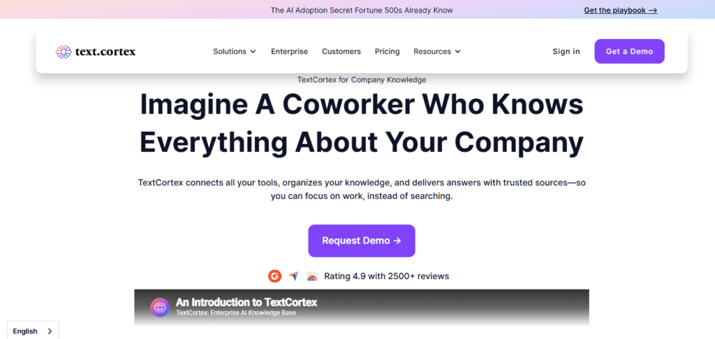 TextCortex AI screenshot