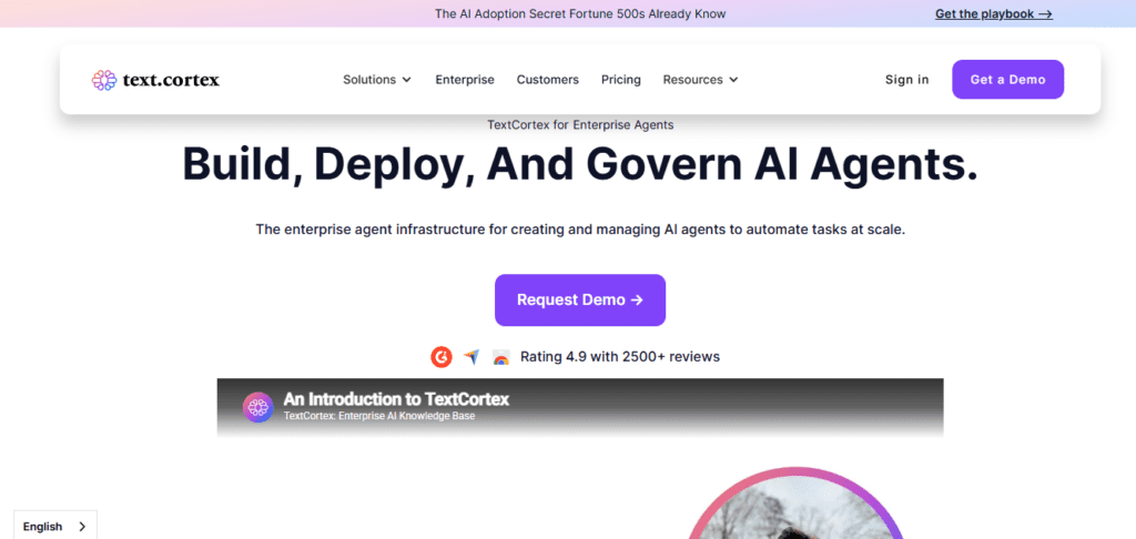 TextCortex AI screenshot