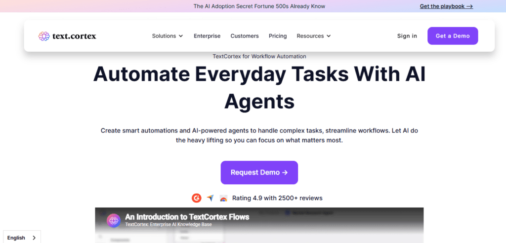 TextCortex AI screenshot