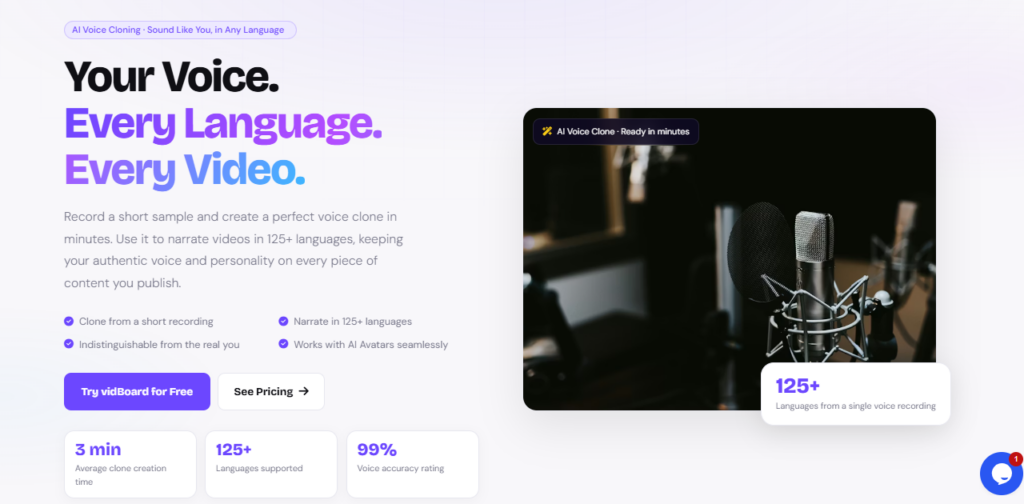 vidBoard AI screenshot