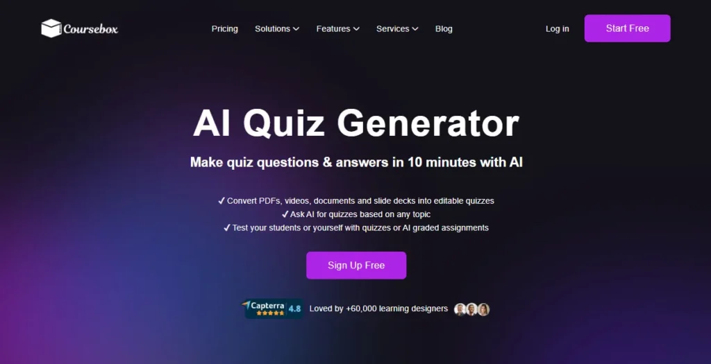 AI Quiz Generator preview
