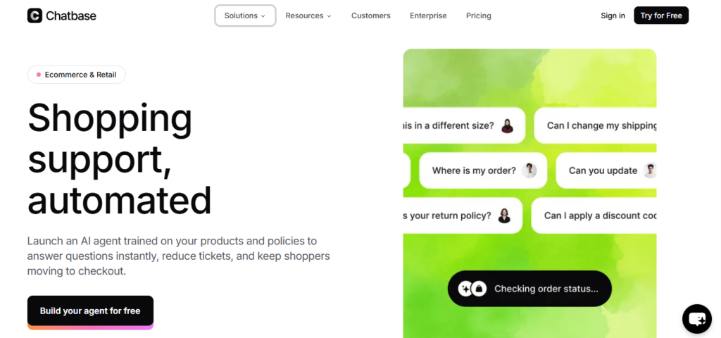 Chatbase AI screenshot