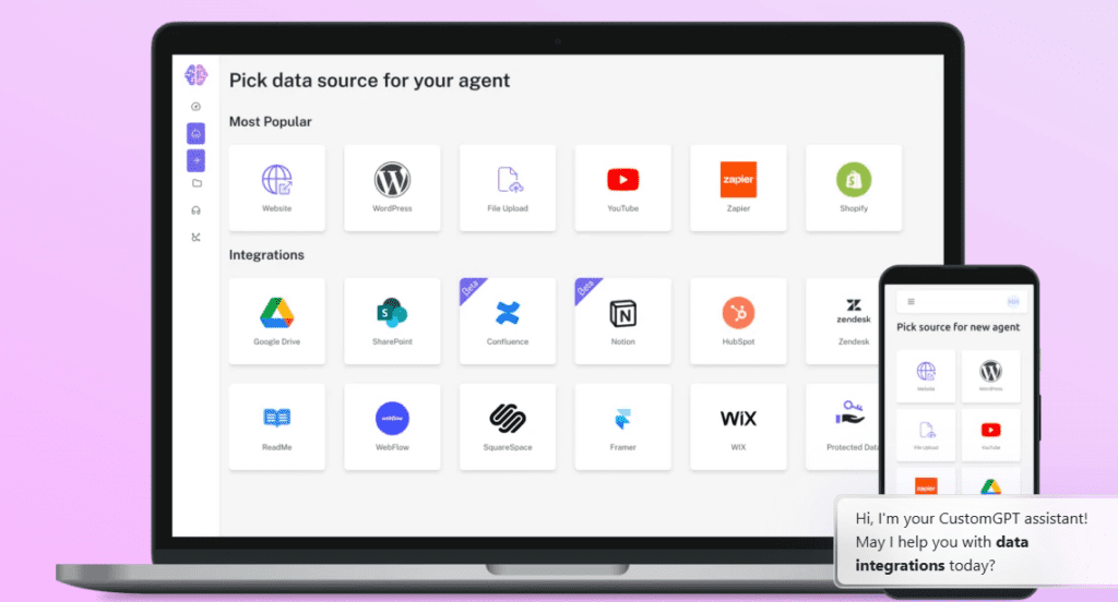 CustomGPT AI screenshot