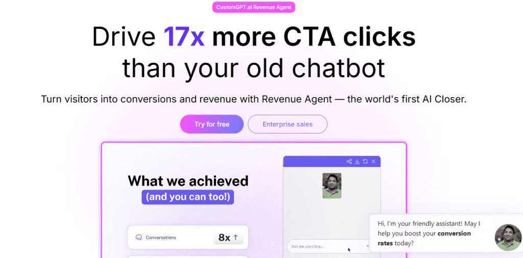 CustomGPT AI screenshot