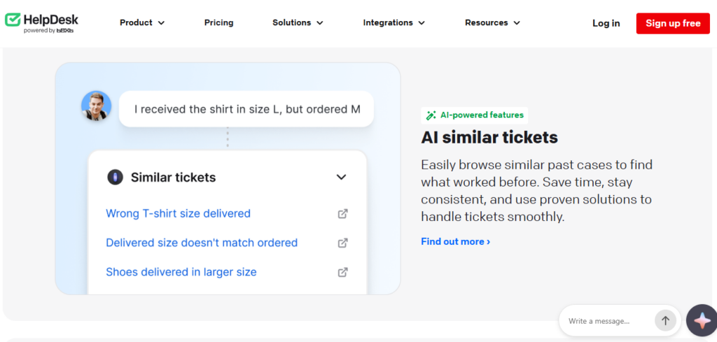 HelpDesk screenshot