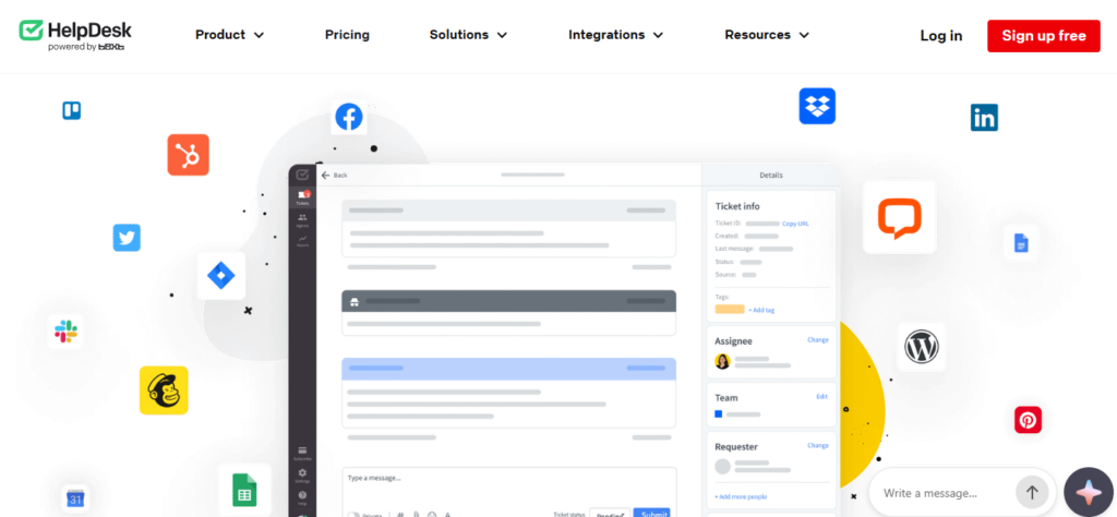 HelpDesk screenshot