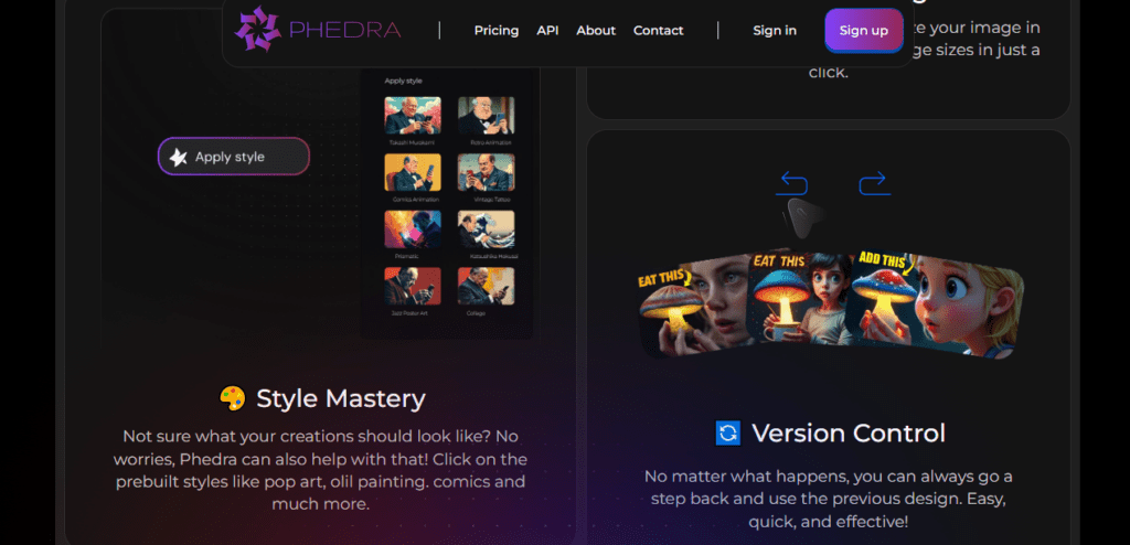 Phedra AI screenshot