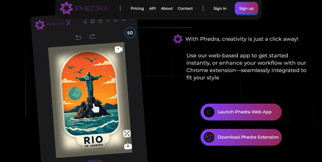 Phedra AI screenshot