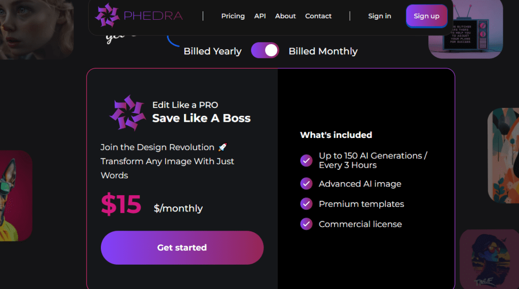 Phedra AI screenshot