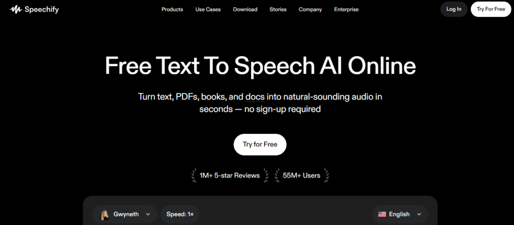 Speechify screenshot
