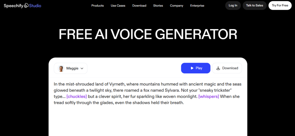 Speechify screenshot