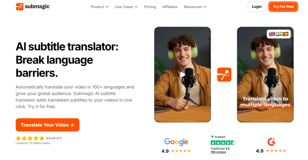 Submagic screenshot