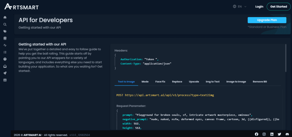 Artsmart AI screenshot