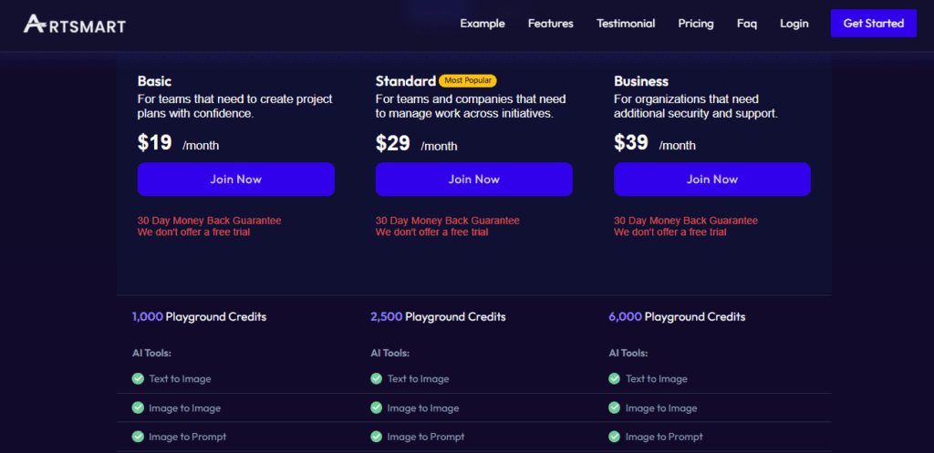 Artsmart AI screenshot