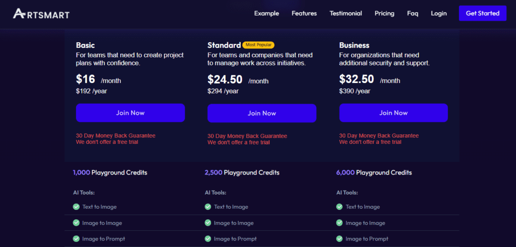 Artsmart AI screenshot
