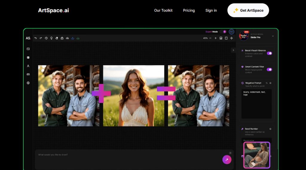 Artspace AI screenshot
