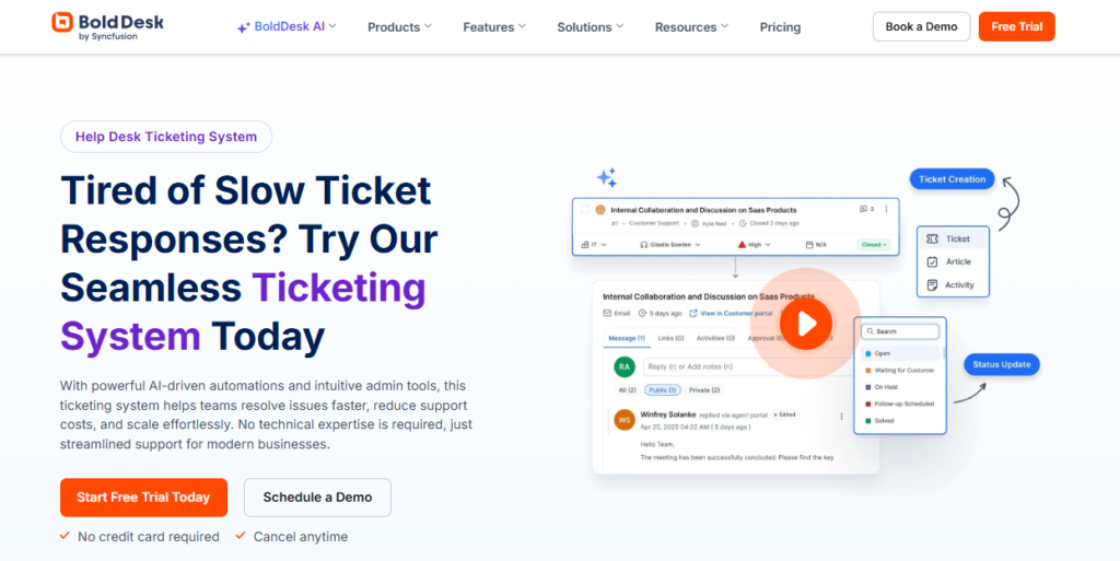 BoldDesk screenshot