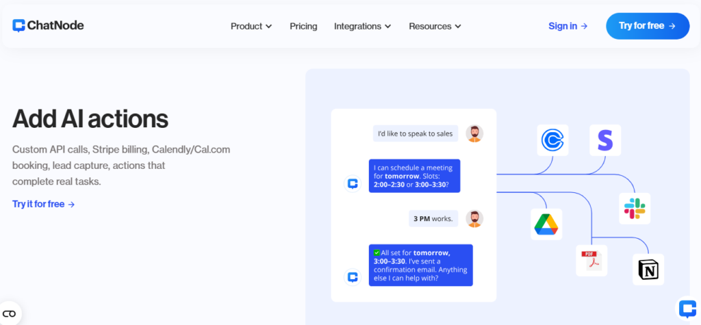 Chatnode AI screenshot
