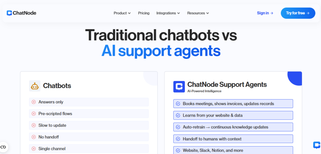 Chatnode AI screenshot