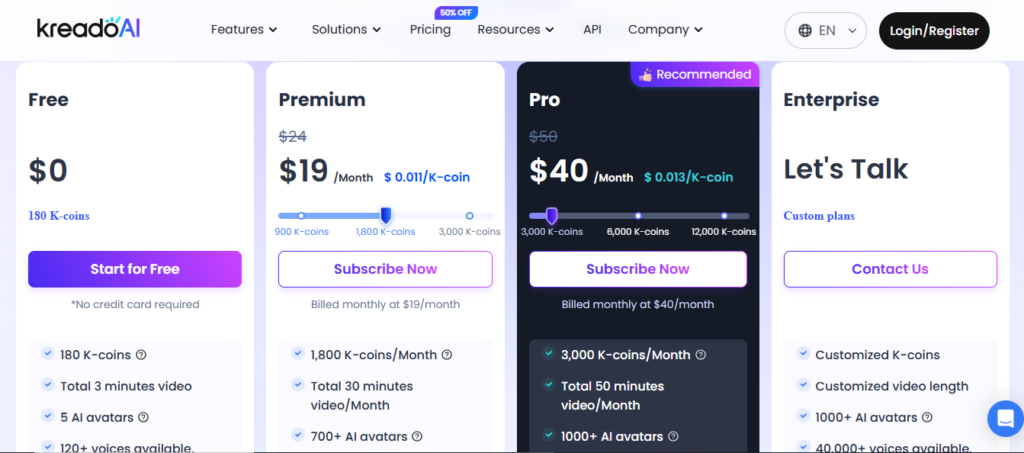 KreadoAI screenshot