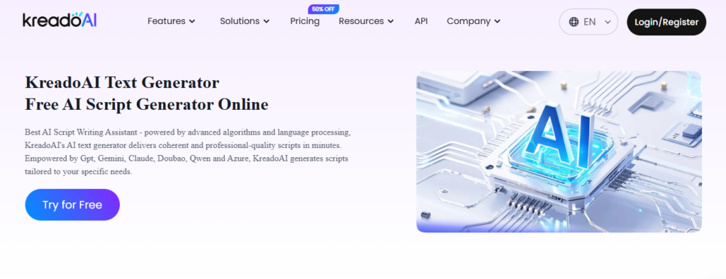 KreadoAI screenshot