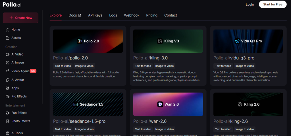 Pollo AI screenshot