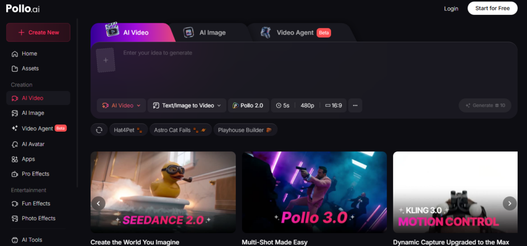 Pollo AI screenshot