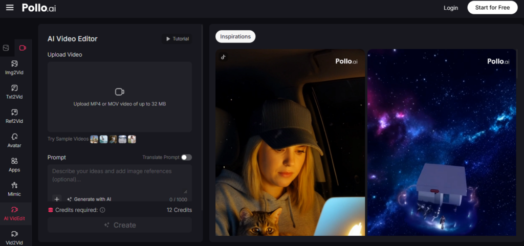 Pollo AI screenshot