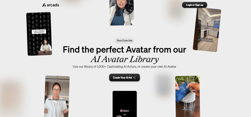 Arcads AI screenshot