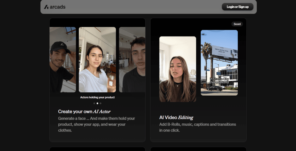 Arcads AI screenshot