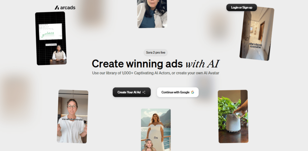 Arcads AI screenshot