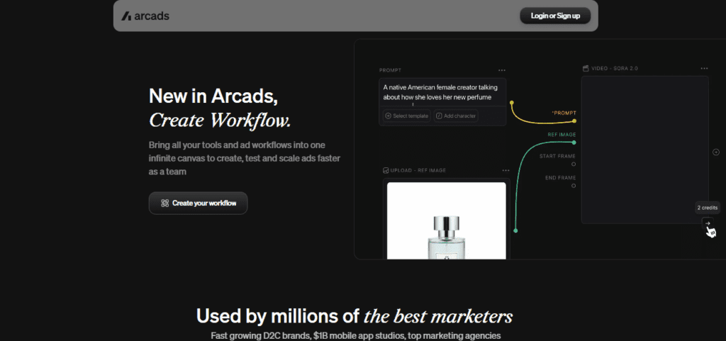 Arcads AI screenshot