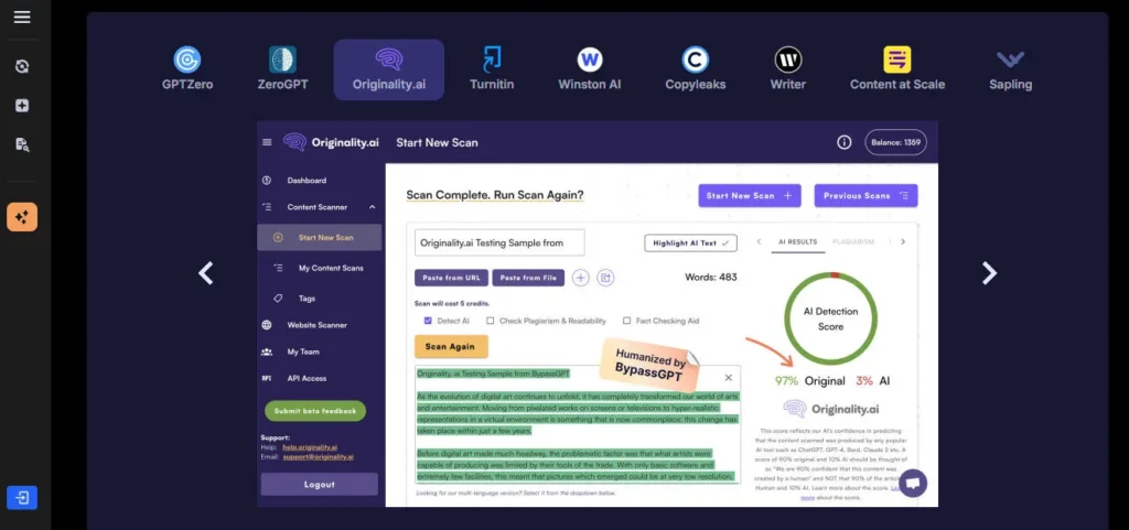 BypassGPT screenshot