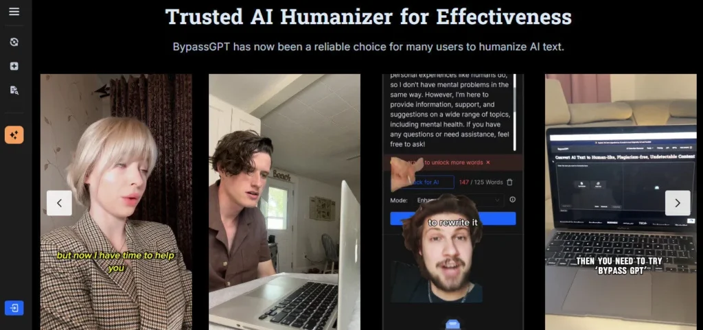 BypassGPT screenshot