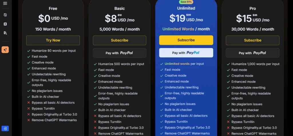 BypassGPT screenshot