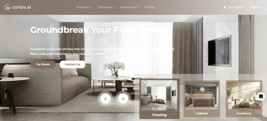 Collov AI screenshot