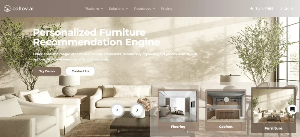 Collov AI screenshot