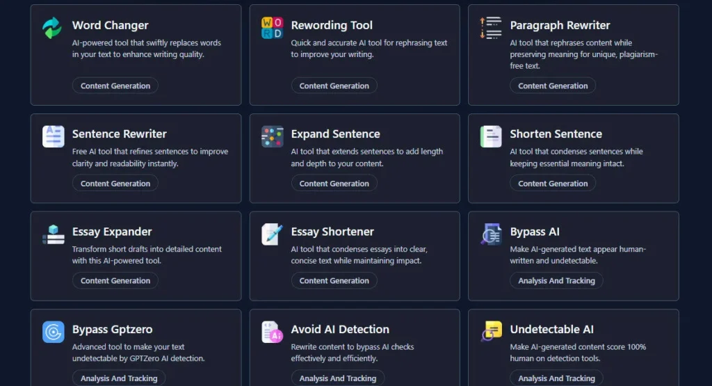 Humanizeaitext AI screenshot